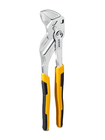 STAYER PlierWrench 260 мм, захват 50 мм, переставные клещи-гаечный ключ (22402)