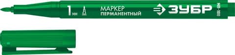 ЗУБР МП-100 зеленый, 1 мм перманентный маркер (06320-4)