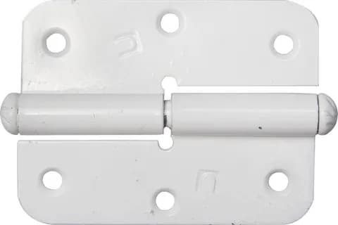 ПН-85, 85 x 41 х 2.5 мм, правая, цвет белый, карточная петля (37641-85R)