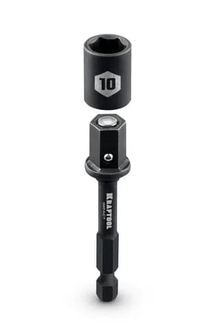 KRAFTOOL CLEAN “Nut driver”, 10 мм, бита с торцовой головкой (26371-10)