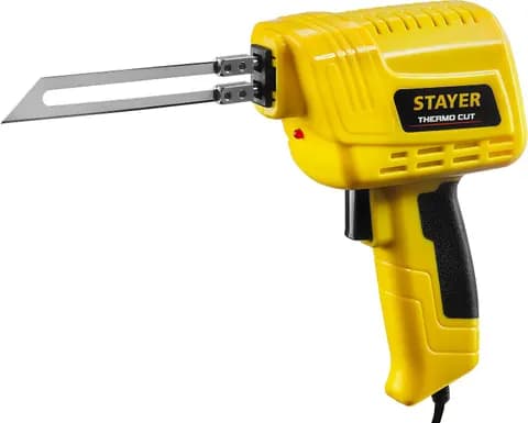 STAYER Thermo cut, 150 Вт, в наборе: 2 ножа, быстрый рез пенопласта + пластика, прибор для терморезки (45255-H2)