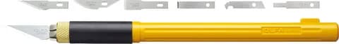 OLFA с профильными лезвиями 6 мм, 4 шт, перовой нож (OL-AK-4)