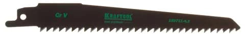 KRAFTOOL S644D, по дереву, шаг 4.2 мм, 130 мм, полотно для сабельной пилы (159711-4,2)