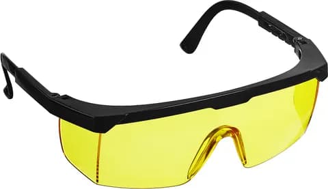 STAYER OPTIMA жёлтые защитные очки, открытые, оптический класс 1 (2-110453)