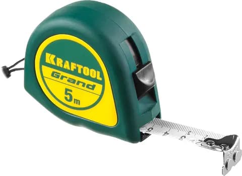 KRAFTOOL Grand, 5 м х 19 мм, рулетка (34022-05-19)