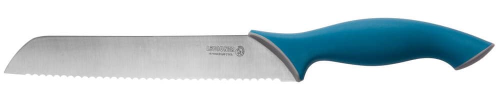 LEGIONER Italica, 200 мм, нержавеющее лезвие, эргономичная рукоятка, хлебный нож (47962)