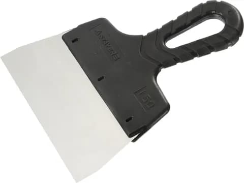 STAYER 150 мм, пластиковая ручка, нержавеющий фасадный шпатель (1008-15)