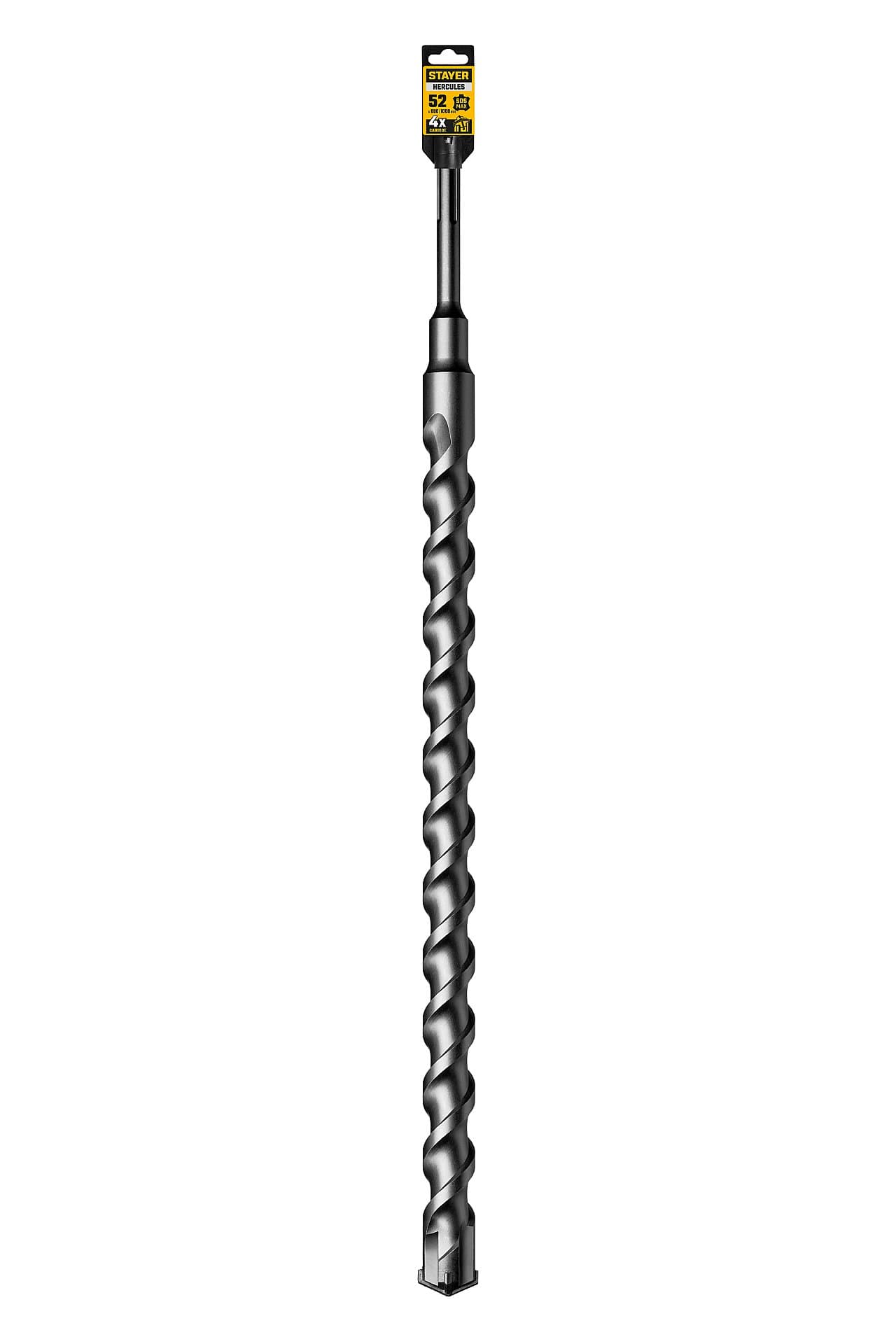 STAYER HERCULES-4Х 52 x 880/1000 мм, SDS-max бур, PROFESSIONAL (29370-880-52)