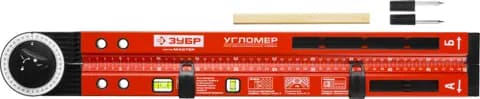 ЗУБР УГЛОМЕР, 500 мм, складной уровень-угломер (34740)