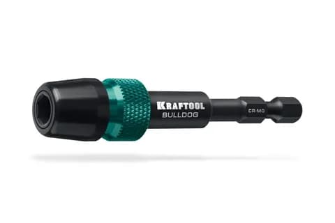 KRAFTOOL BULLDOG, 75 мм, адаптер с жесткой автоматической фиксацией для шуруповертов (26785-75)