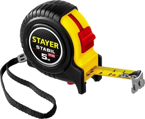 STAYER Stabil, 5 м х 19 мм, рулетка, Professional (34131-05)