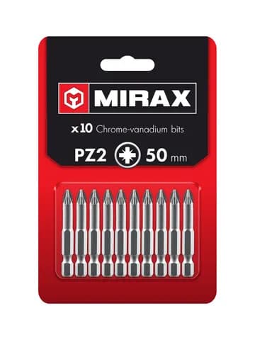 MIRAX PZ2, 50 мм, 10 шт, биты (26273-2-50-10)