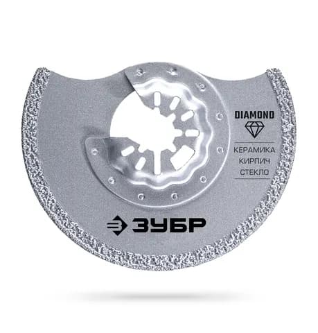 ЗУБР DIAMOND 85x2.2 мм полотно дисковое с алмазным зерном Р40: керамика, мрамор, стекло, кирпич, StarQuick (15584-85)