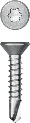 KRAFTOOL DS-C, 19 х 3.5 мм, А2, сверло, потайная головка, ТХ15, 800 шт, саморез нержавеющий (300932-35-019)