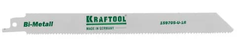 KRAFTOOL S1122VF, по дереву и металлу, Bi-Met, шаг 1.8-2.5 мм, 180 мм, полотно для сабельной пилы (159705-U-18)