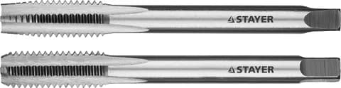 STAYER M8 х 1.25, 2 шт, комплект метчиков (28025-08-1.25-H2)
