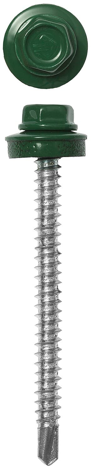 ЗУБР СКД 6002, 35 х 4.8 мм, зелёный лист, 1800 шт (10,1 кг.), кровельный саморез, Профессионал (4-300310-48-035-6002)