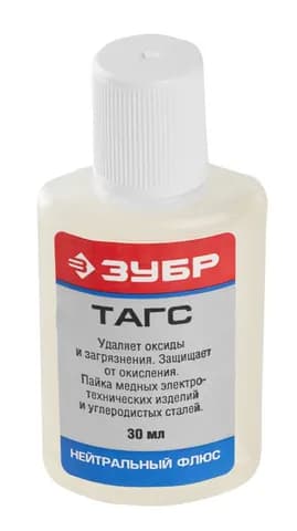 ЗУБР ТАГС, 30 мл, флюс (55479-030)