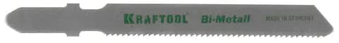 KRAFTOOL T118AF, EU-хвост., по металлу Bi-Met, шаг 1.2 мм, 50 мм, 2 шт, полотна для лобзика (159555-1.2)