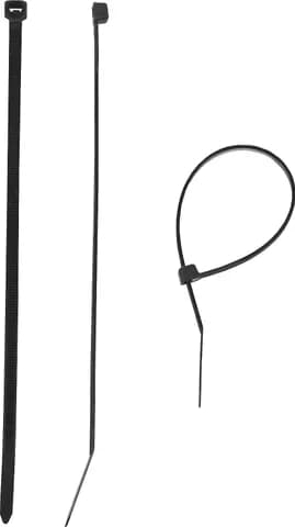 ЗУБР КС-Ч1, 4.5 x 350 мм, нейлон РА66, 100 шт, черные, кабельные стяжки, Профессионал (309030-45-350)