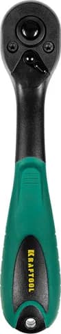 KRAFTOOL 1/4″, 72 зубца, пластиковое покрытие, трещотка для торцовых головок (27796-1/4)