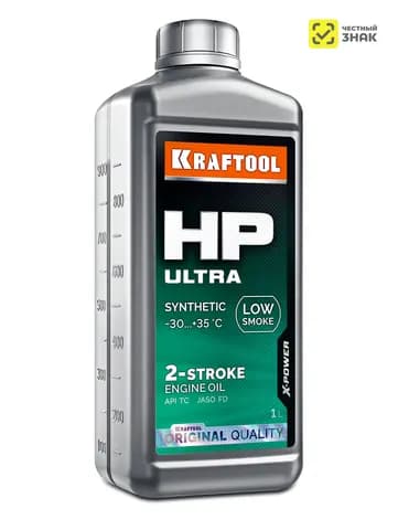 KRAFTOOL HP Ultra, 1 л, cинтетическое масло для 2-тактных двигателей (41501-1)