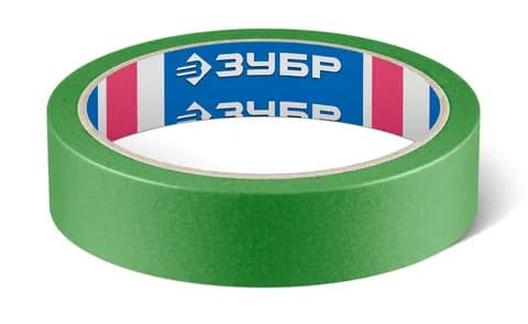 ЗУБР №300 24 мм х 25 м, для грубых и шероховатых поверхностей, малярная лента, Профессионал (12143-24)