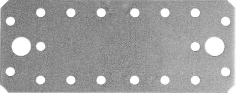 ЗУБР КП-2.0, 140 x 55 x 2 мм, цинк, крепежная пластина (310236-140-55)