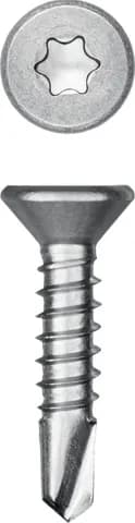 KRAFTOOL DS-C, 16 х 3.9 мм, А2, сверло, потайная головка, ТХ15, 1000 шт, саморез нержавеющий (300932-39-016)