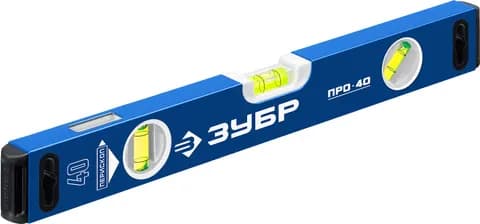 ЗУБР ПРО, 400 мм, уровень с усиленным профилем, Профессионал (34590-040)
