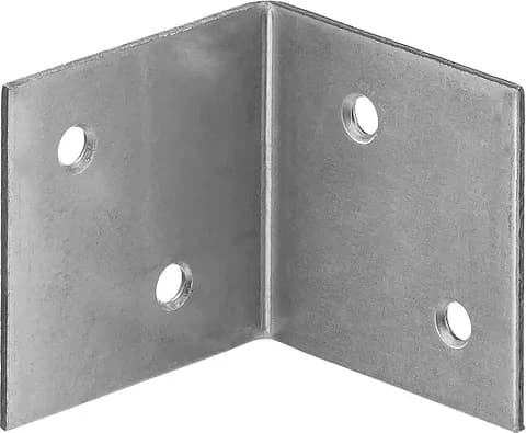 ЗУБР УМШ-1.5, 40 x 40 x 40 x 1.5 мм, белый цинк, широкий мебельный уголок (31034-40)