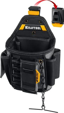 KRAFTOOL KP-13E поясная сумка с быстросъёмным креплением FastClip, 280 х 200 мм (38772)