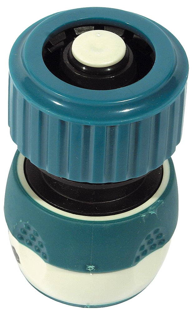 RACO COMFORT-PLUS, 3/4″, из ABS-пластика с TPR, с автостопом, для шланга, быстросъемный соединитель (4248-55237C)