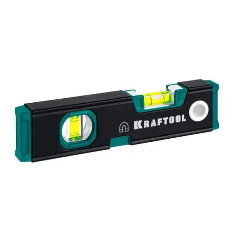 KRAFTOOL KOMPAKT-200, 200 мм, усиленный профиль, компактный магнитный уровень (34782)
