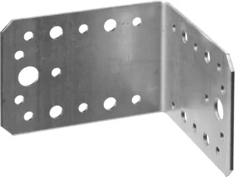 ЗУБР УК-2.0, 65 x 90 x 90 x 2 мм, цинк, крепежный уголок (310126-65-090)