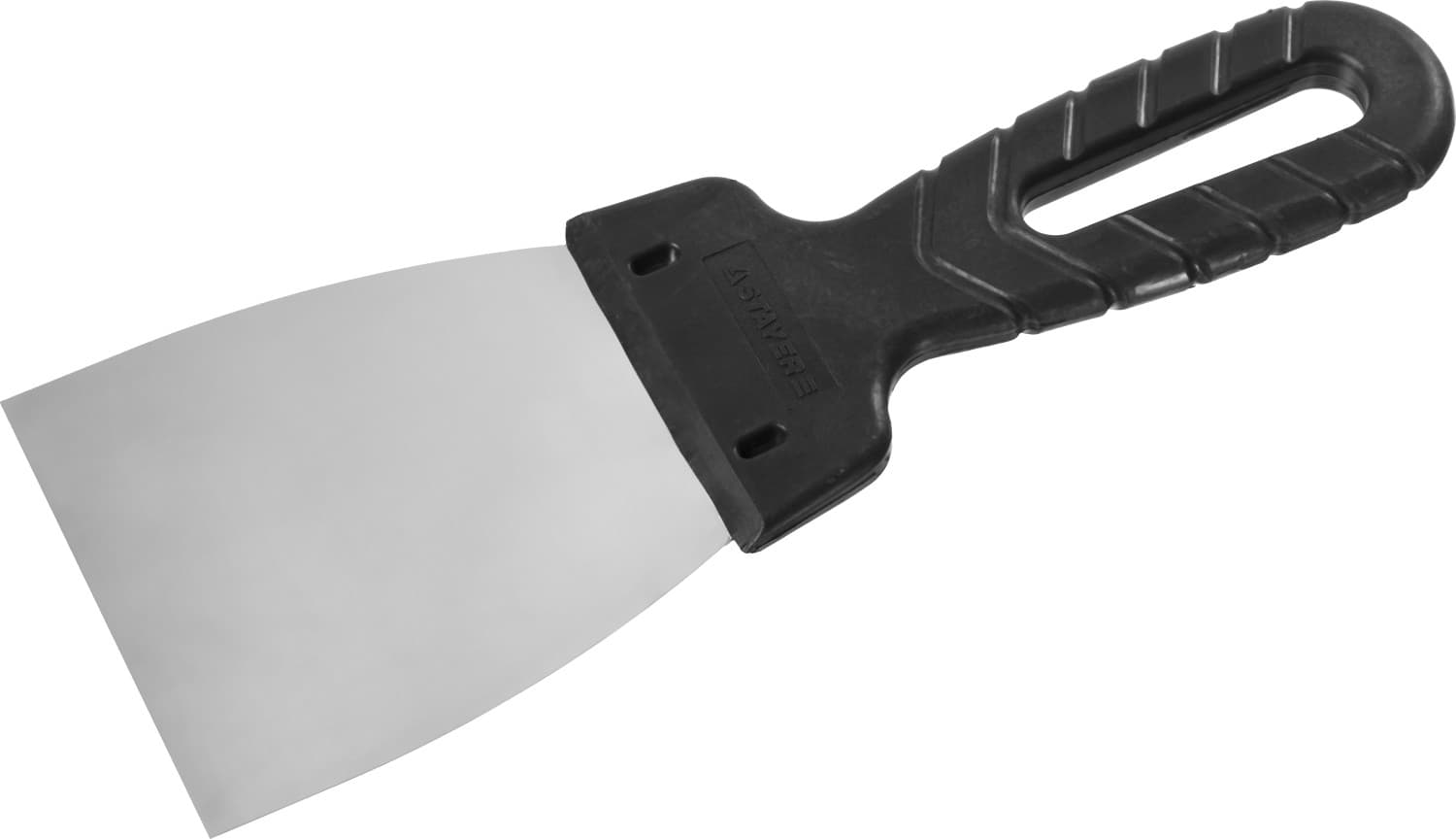 STAYER 80 мм, пластиковая ручка, нержавеющий шпатель (1008-08)