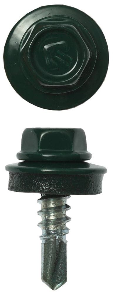 ЗУБР СКМ 6005, 19 х 5.5 мм, зелёный насыщ., 2500 шт (10,77 кг.), кровельный саморез, Профессионал (4-300310-55-019-6005)