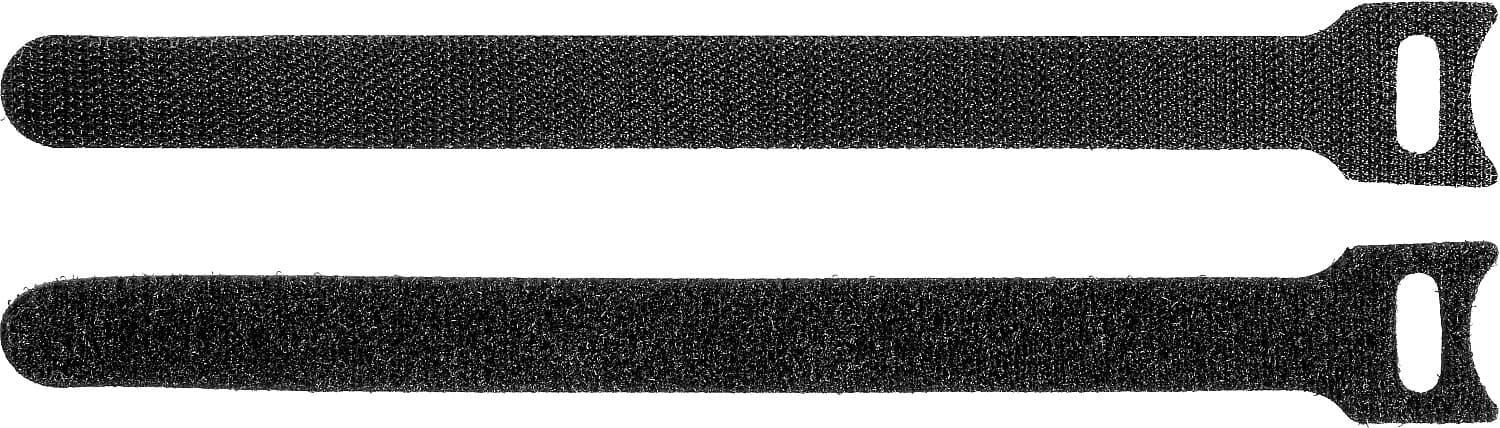 ЗУБР ВЕЛЬКРО, 16 x 210 мм, нейлон РА66, 100 шт, черные, кабельные стяжки-липучки, Профессионал (30932-100)
