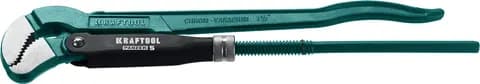 KRAFTOOL PANZER-S, №2, 1.5″, 440 мм, трубный ключ с изогнутыми губками (2733-15)