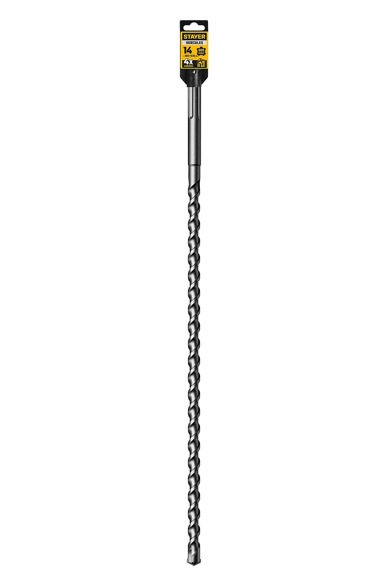 STAYER HERCULES-4Х 14 x 880/1020 мм, SDS-max бур, PROFESSIONAL (29370-880-14)