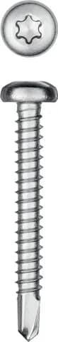 KRAFTOOL DS-P, 38 х 4.8 мм, А2, сверло, полукруглая головка, ТХ25, 200 шт, саморез нержавеющий (300931-48-038)