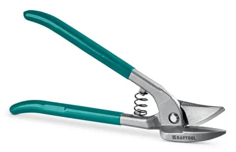 KRAFTOOL IDEAL правые 280 мм фигурные цельнокованые ножницы по металлу (23009-R)
