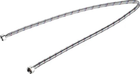 ЗУБР 1/2″, 1 м, гайка-гайка, гибкая подводка для воды (51005-G/G-100)