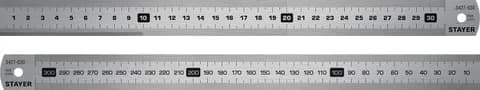STAYER длина 0.3 м, нержавеющая линейка, Professional (3427-030)