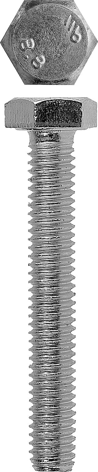 ЗУБР DIN 933, кл. пр. 5.8, M12 х 55 мм, цинк, 3 шт, болт (4-303076-12-055)