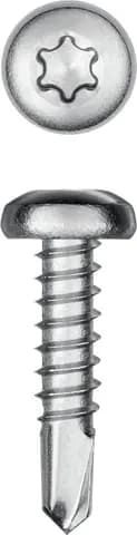 KRAFTOOL DS-P, 16 х 3.9 мм, А2, сверло, полукруглая головка, ТХ15, 1000 шт, саморез нержавеющий (300931-39-016)