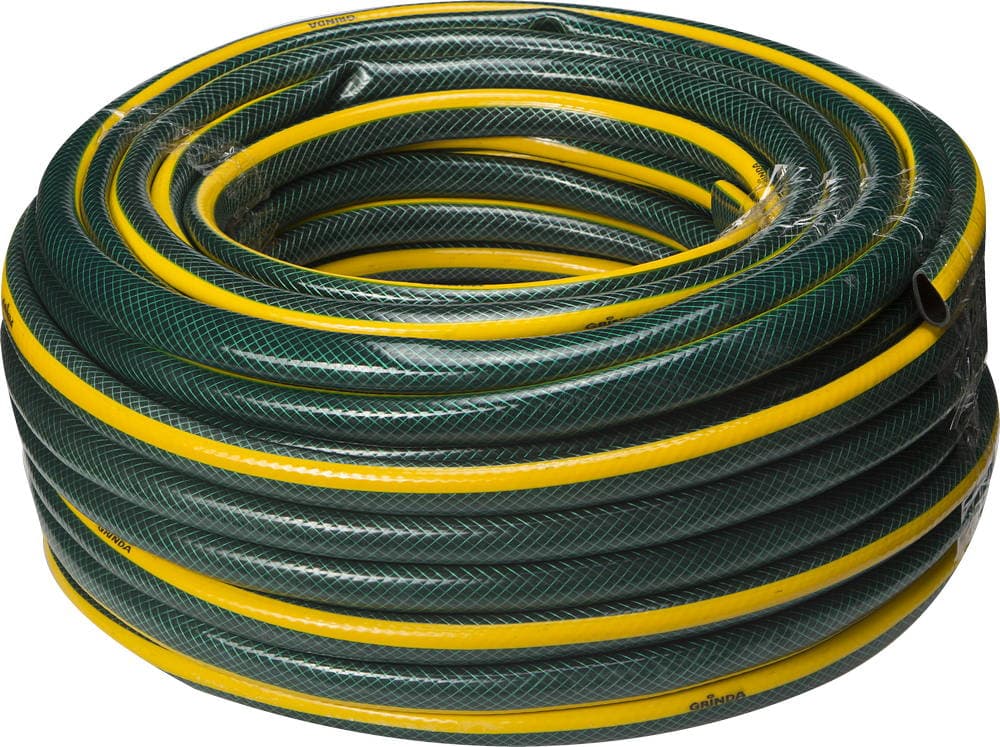 GRINDA STANDARD, 3/4″, 50 м, 15 атм, трёхслойный, армированный, поливочный шланг (429000-3/4-50)