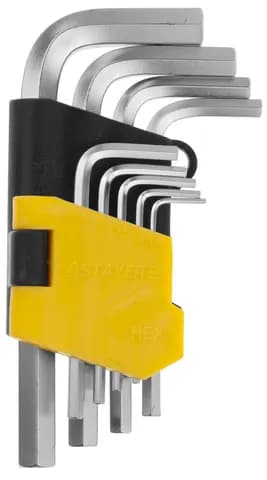 STAYER HERCULES HEX, 9 шт, набор коротких шестигранных ключей (2740-H9)