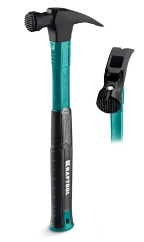 KRAFTOOL X-FORCE 450 г, столярный молоток-гвоздодёр (20265-45)