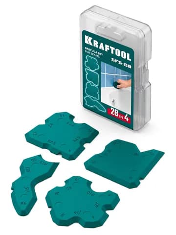 KRAFTOOL SFS-28 набор специальных шпателей для формирования швов герметика (10121-H4)